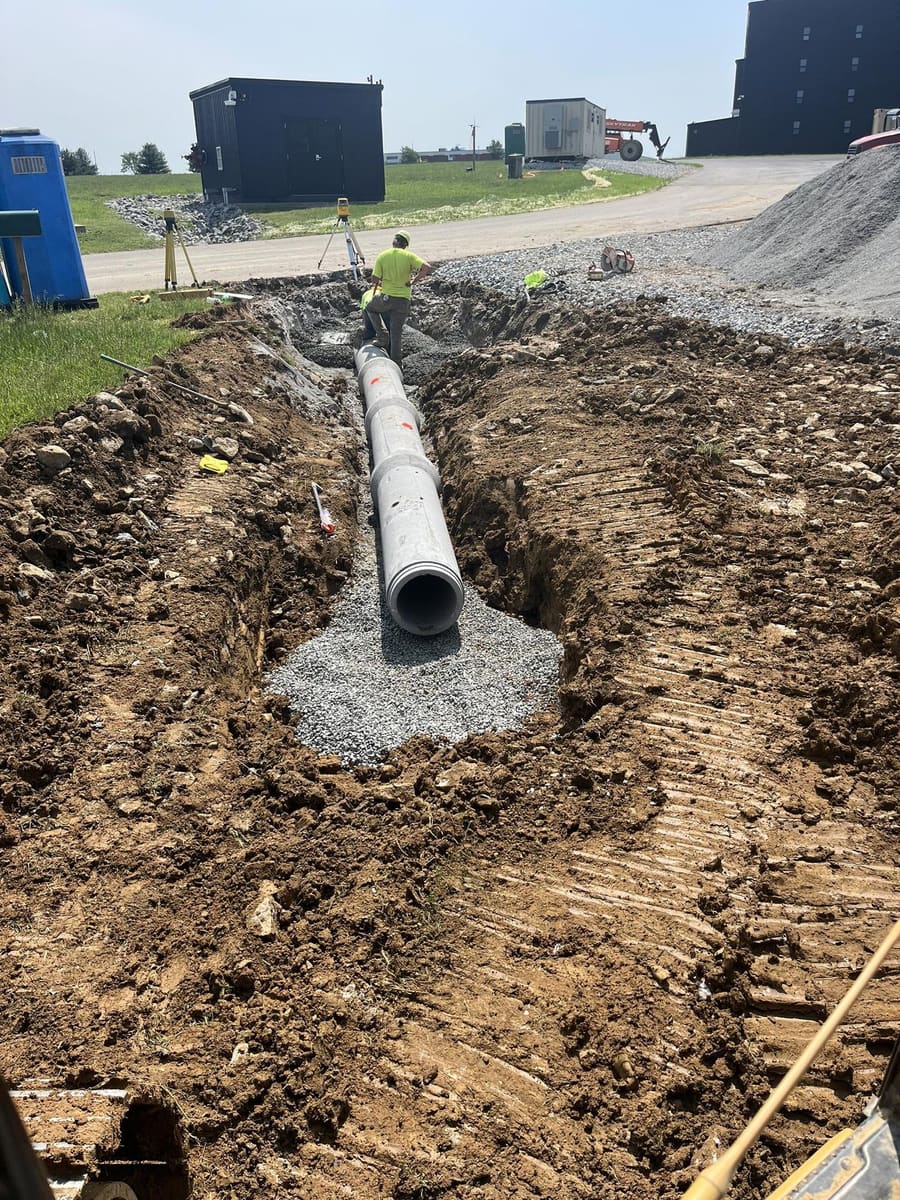 Excavation and site work by Earth Works, LLC — serving Bowling Green, KY