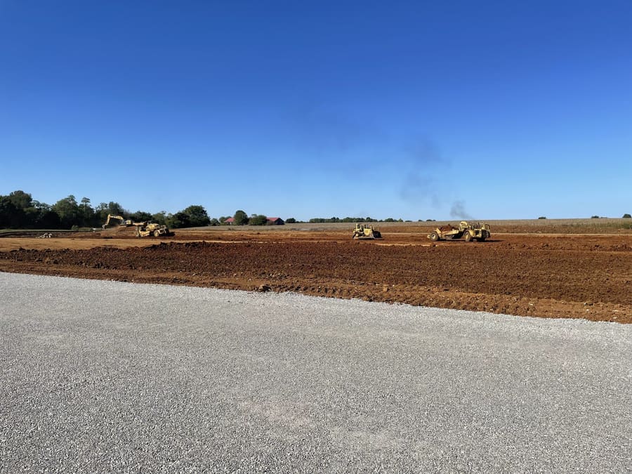 Excavation and site work by Earth Works, LLC — serving Lexington, KY