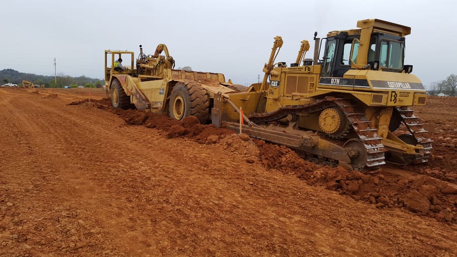 Excavation and site work by Earth Works, LLC — serving Louisville, KY